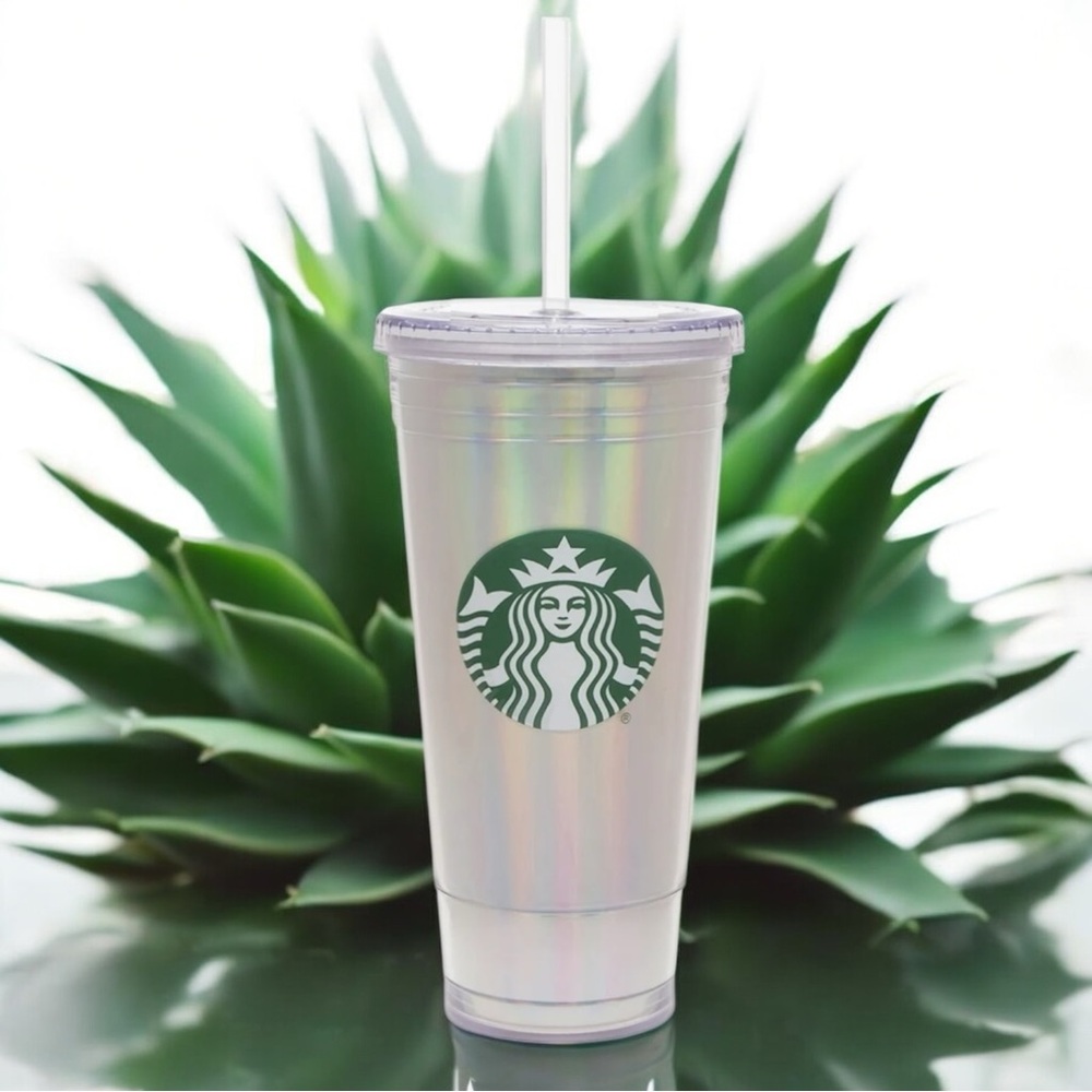 Starbucks Holographic Tumbler with Green Logo